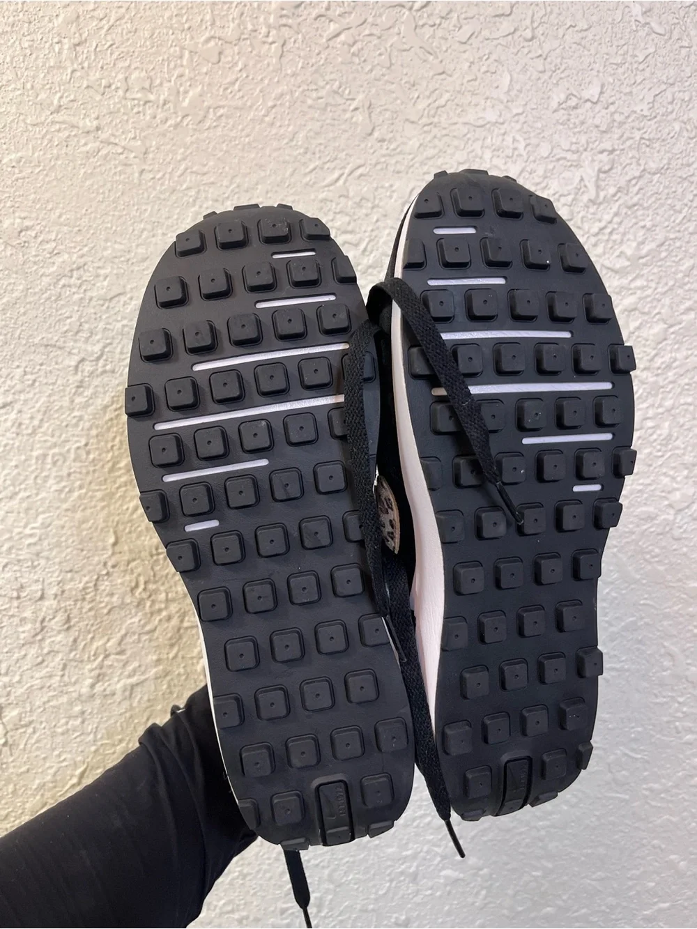 Nike Waffle One – Black / Leopard 🖤🐆
